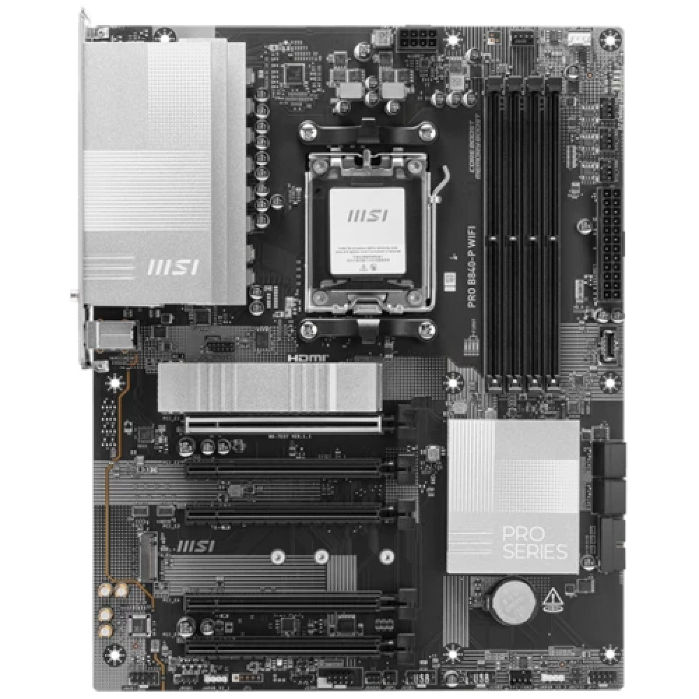 Материнская плата MSI PRO B840-P WIFI ATX, AMD AM5 — фото товара