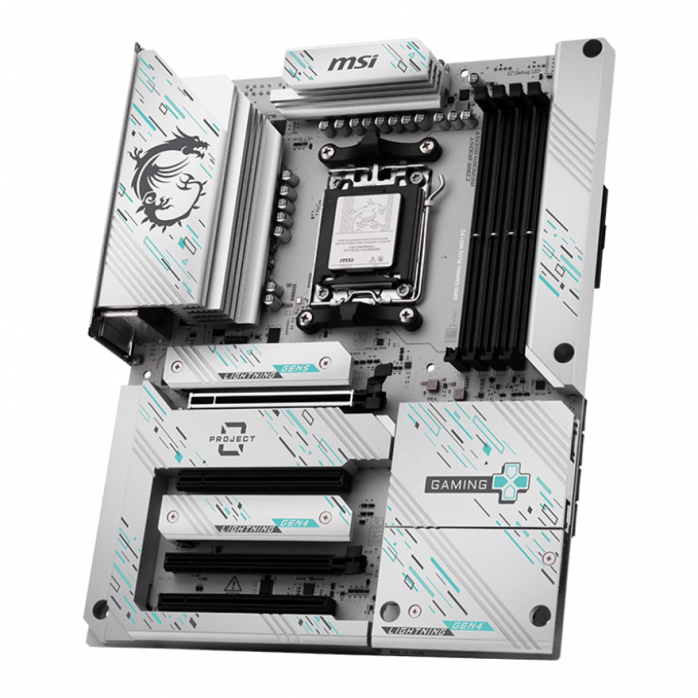 Материнская плата MSI B850 GAMING PLUS WIFI PZ ATX, AMD AM5 - миниатюра 3