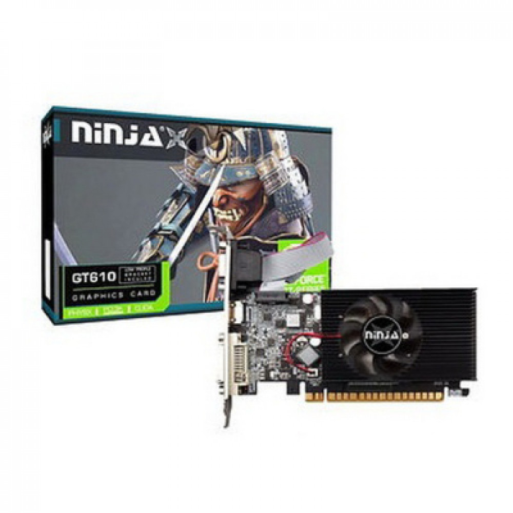 Видеокарта Ninja GT610 PCIE (48SP) NF61NP023F 2 ГБ — фото товара