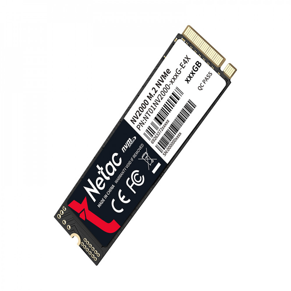 Жесткий диск Netac NV2000 Series NT01NV2000-1T0-E4X SSD (твердотельные), 1 ТБ, M.2, PCIe — фото товара