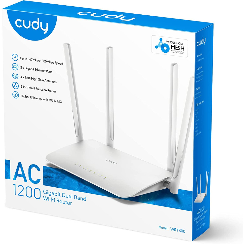 Маршрутизатор для дома CUDY WR1300 - миниатюра 4