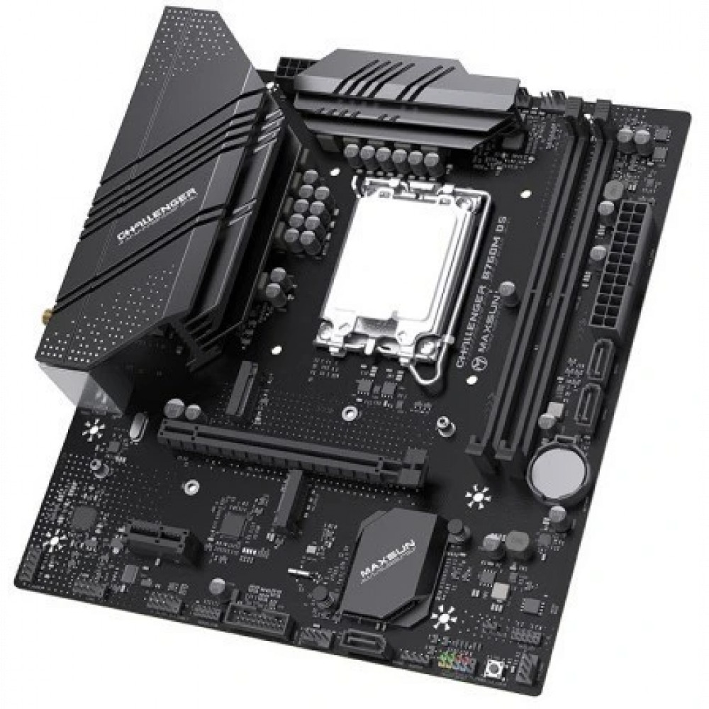 Материнская плата Maxsun Challenger B760M D5 WIFI MS-Challenger B760M D5 WIFI Micro-ATX, LGA 1700 - миниатюра 2
