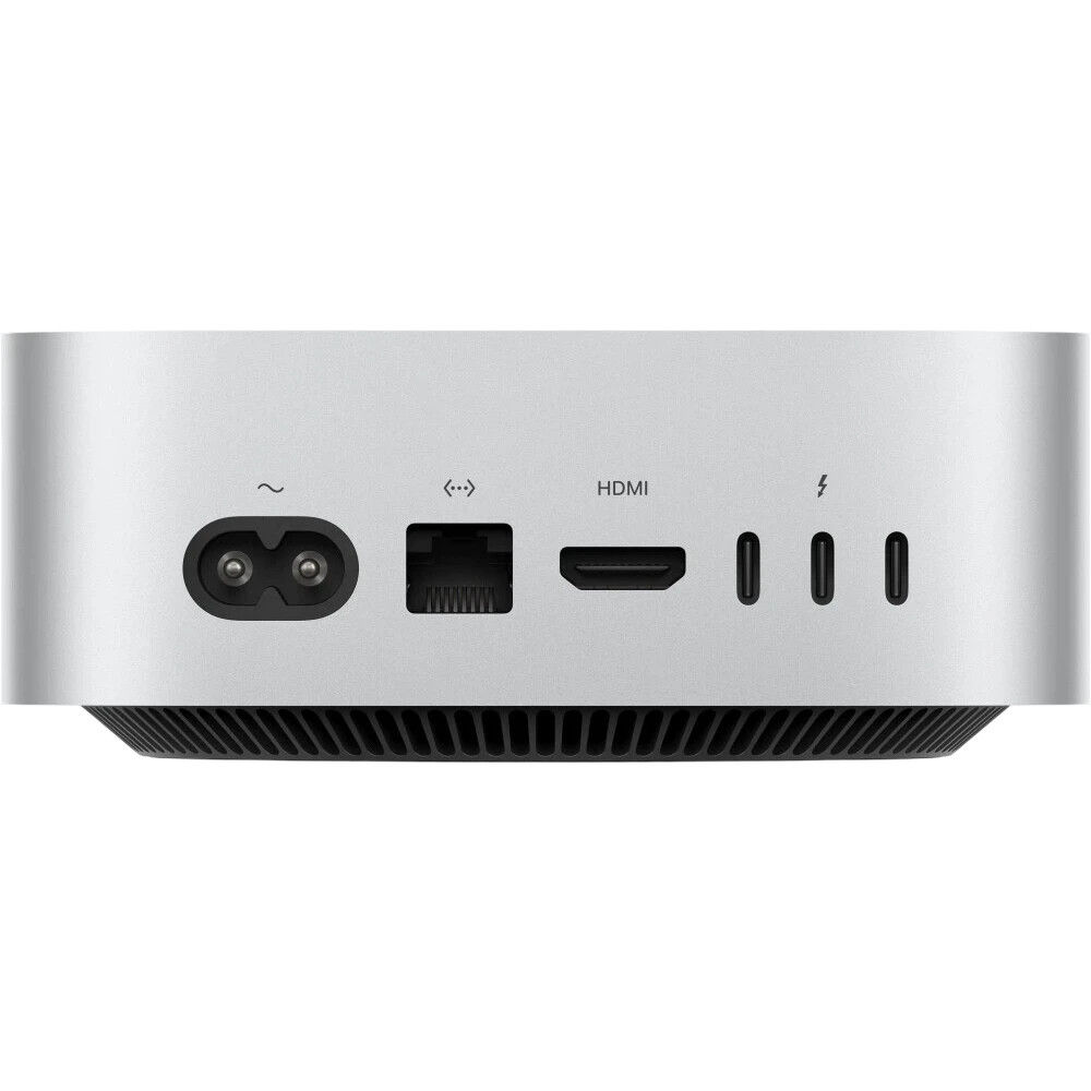 Персональный компьютер Apple Mac Mini M4 Silver MU9E3ZP/A Apple M4 series, M4 - миниатюра 2