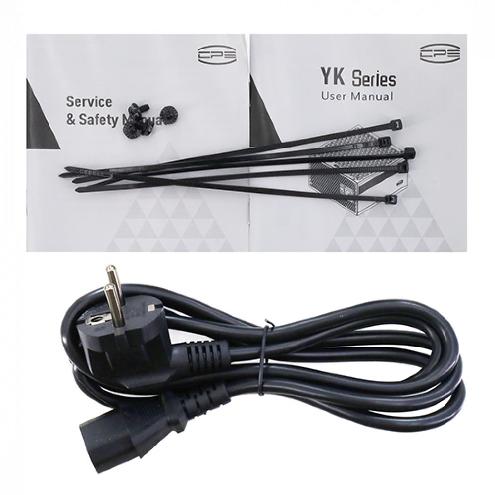 Блок питания PCcooler YK650 P5-YK650-B1F 650 Вт - миниатюра 2