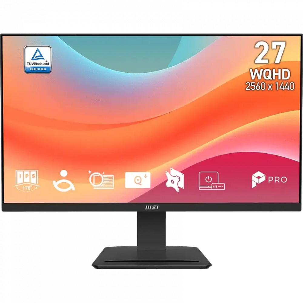 Монитор MSI PRO MP273Q E7 9S6-3PB4CH-278 27 ", IPS, Quad HD 2560x1440 (16:9), 75 Гц — фото товара