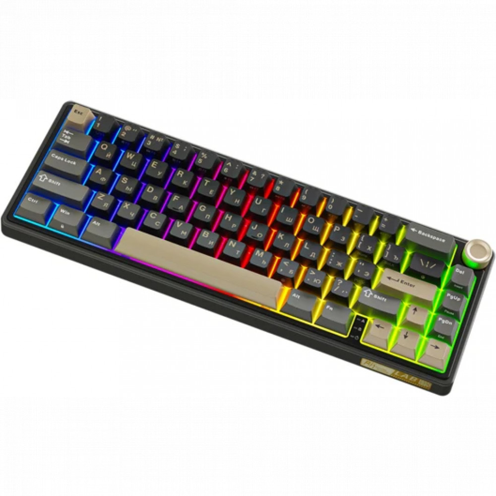 Клавиатура Royal Kludge R65 Phantom (Chartreuse Switch) 6935280823947 Проводная, USB - миниатюра 6