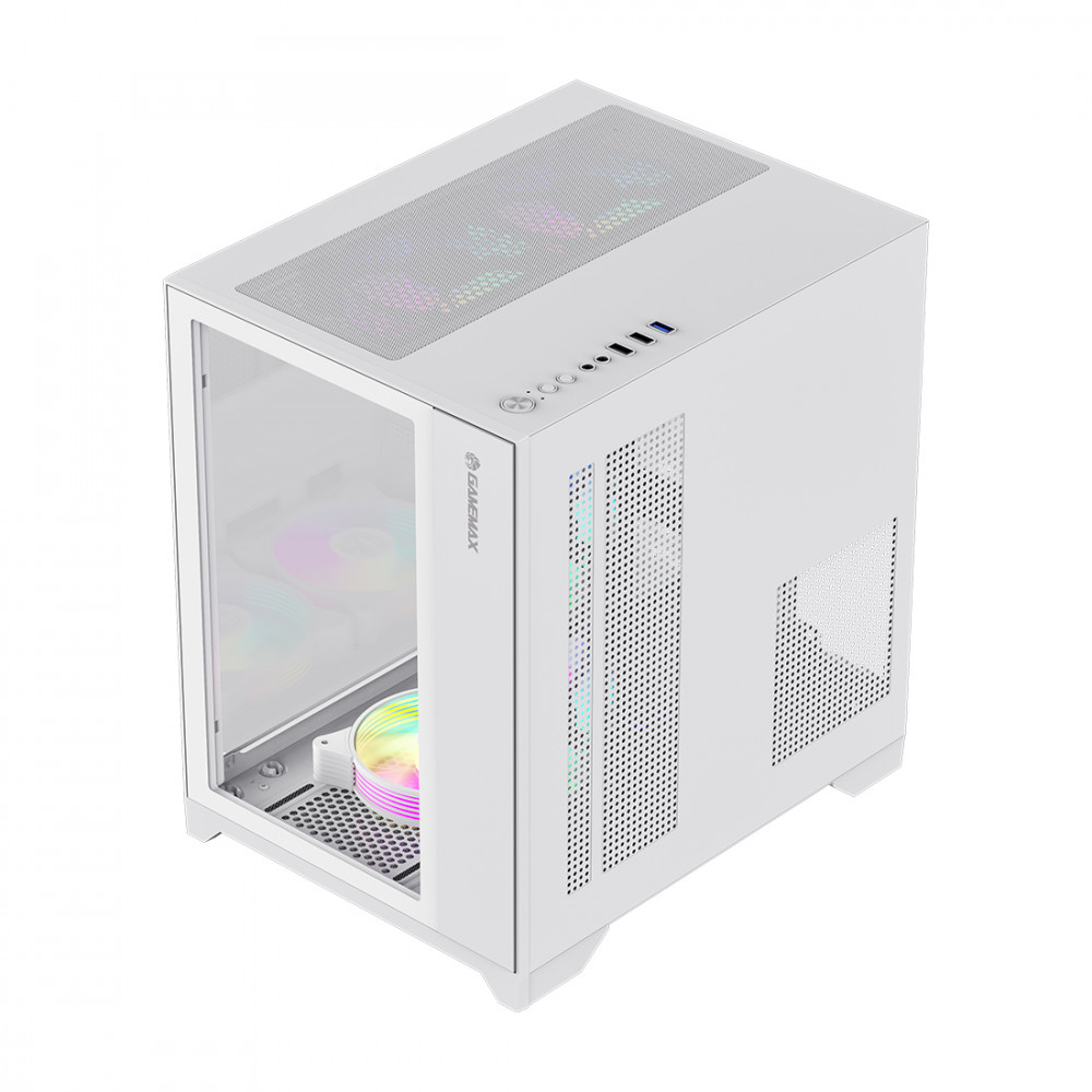 Корпус GameMax Infinity Mini 7 ARGB Fans + Controller White 9101-0000R00190 Mini-Tower - миниатюра 3