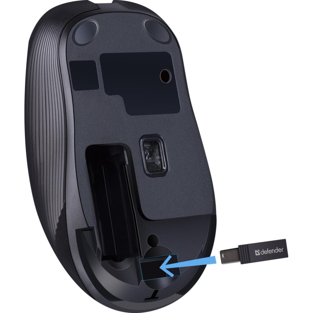 Мышь Defender GASSA MM-105 52103 Бюджетные, Проводная - миниатюра 3