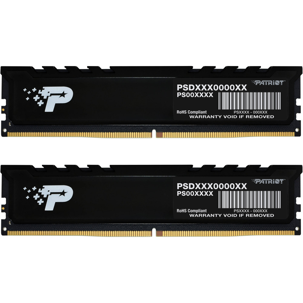 ОЗУ Patriot Signature Premium PSP516G4800KH1 DIMM, DDR5, 16 Гб (2 х 8 Гб), 4800 МГц — фото товара