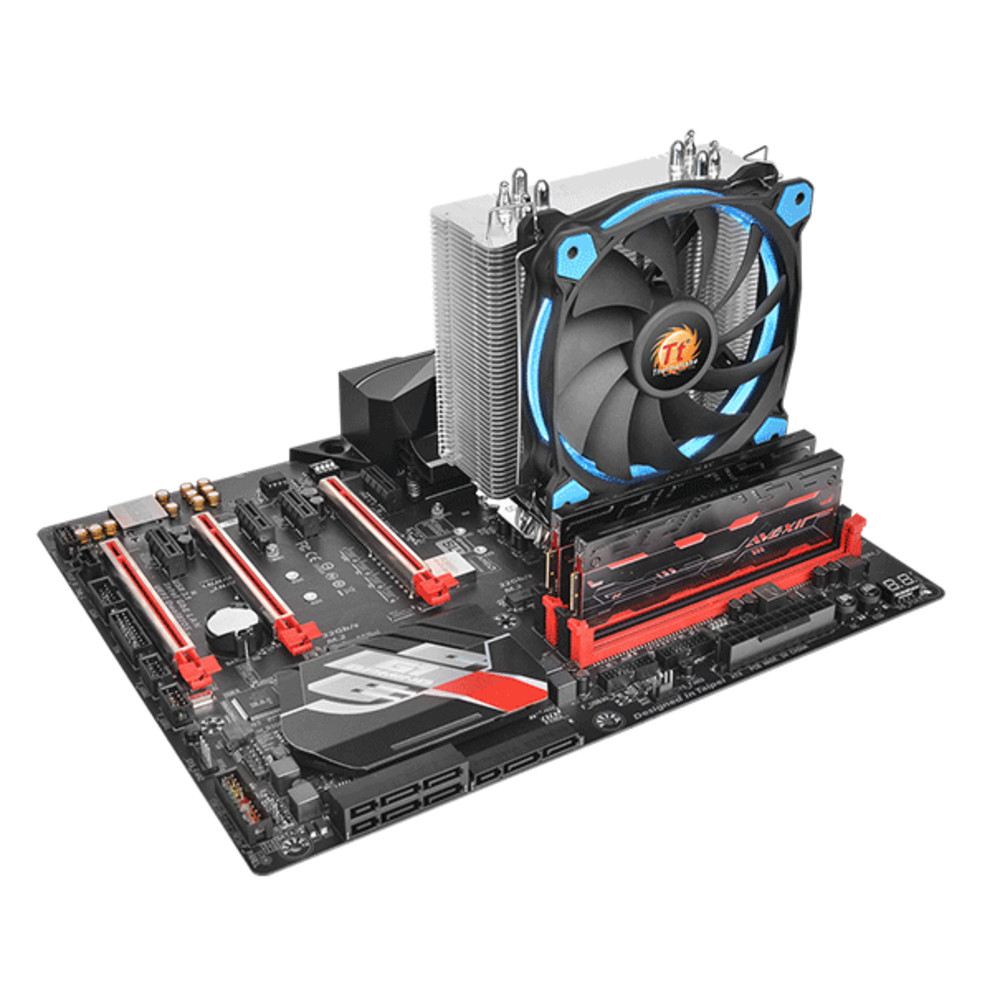 Система охлаждения Thermaltake Riing Silent 12 Blue Air CL-P022-AL12BU-A - миниатюра 3