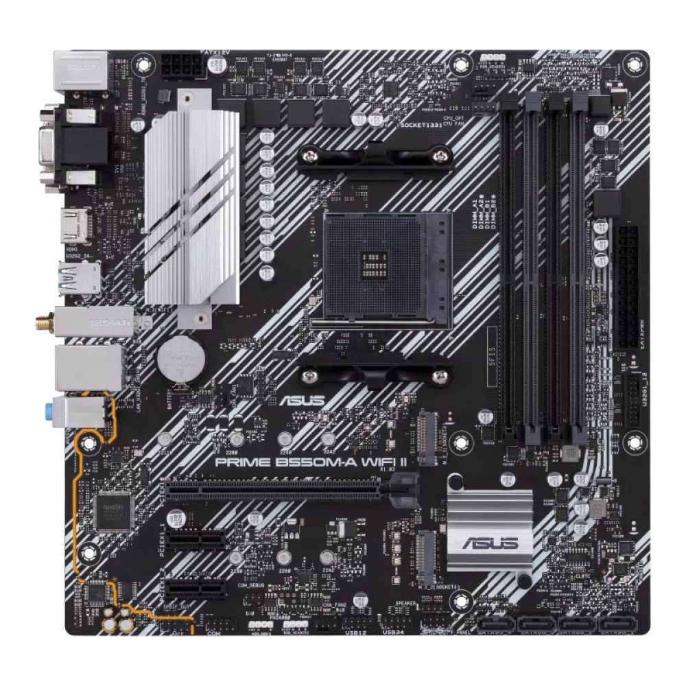 Материнская плата Asus PRIME B550M-A WIFI II Micro-ATX, AMD AM4 - миниатюра 2