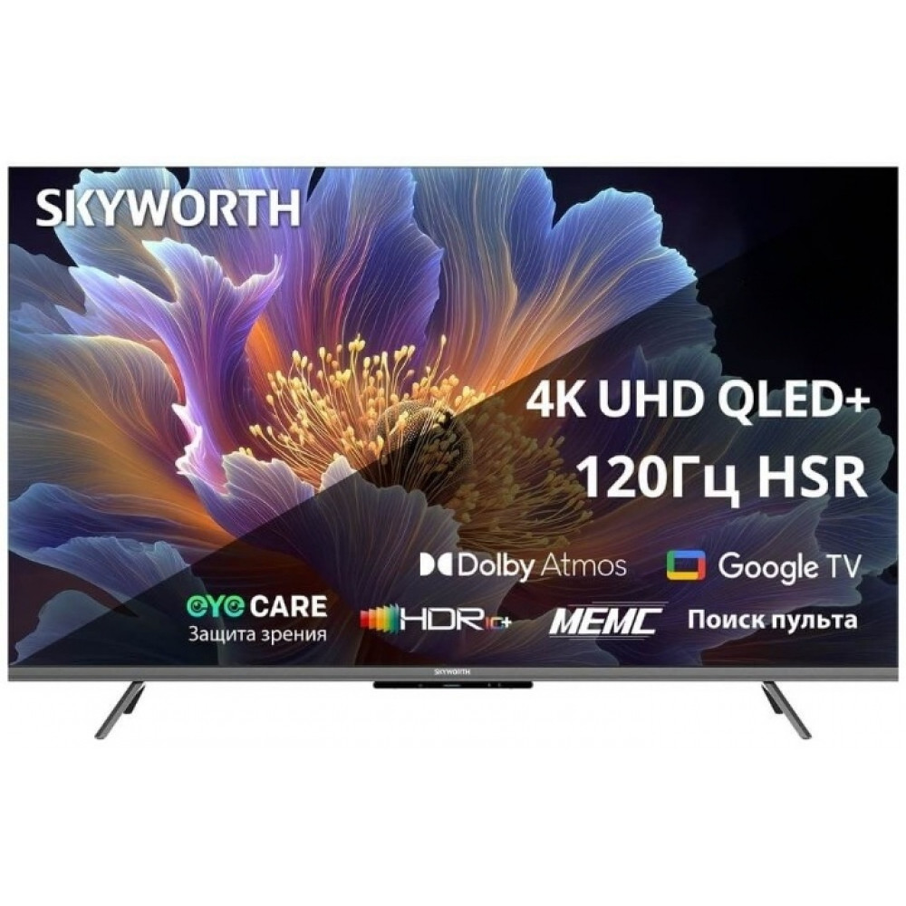 Телевизор Skyworth 60Q66H 60 ", Черный — фото товара