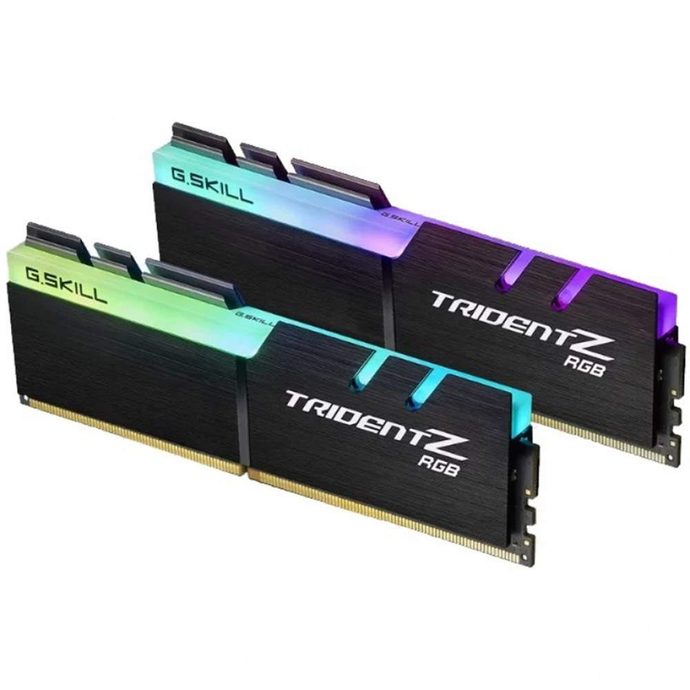ОЗУ G.Skill Trident Z RGB 32GB F4-3200C16D-32GTZR DIMM, DDR4, 32 Гб (2 х 16 Гб), 3200 МГц — фото товара