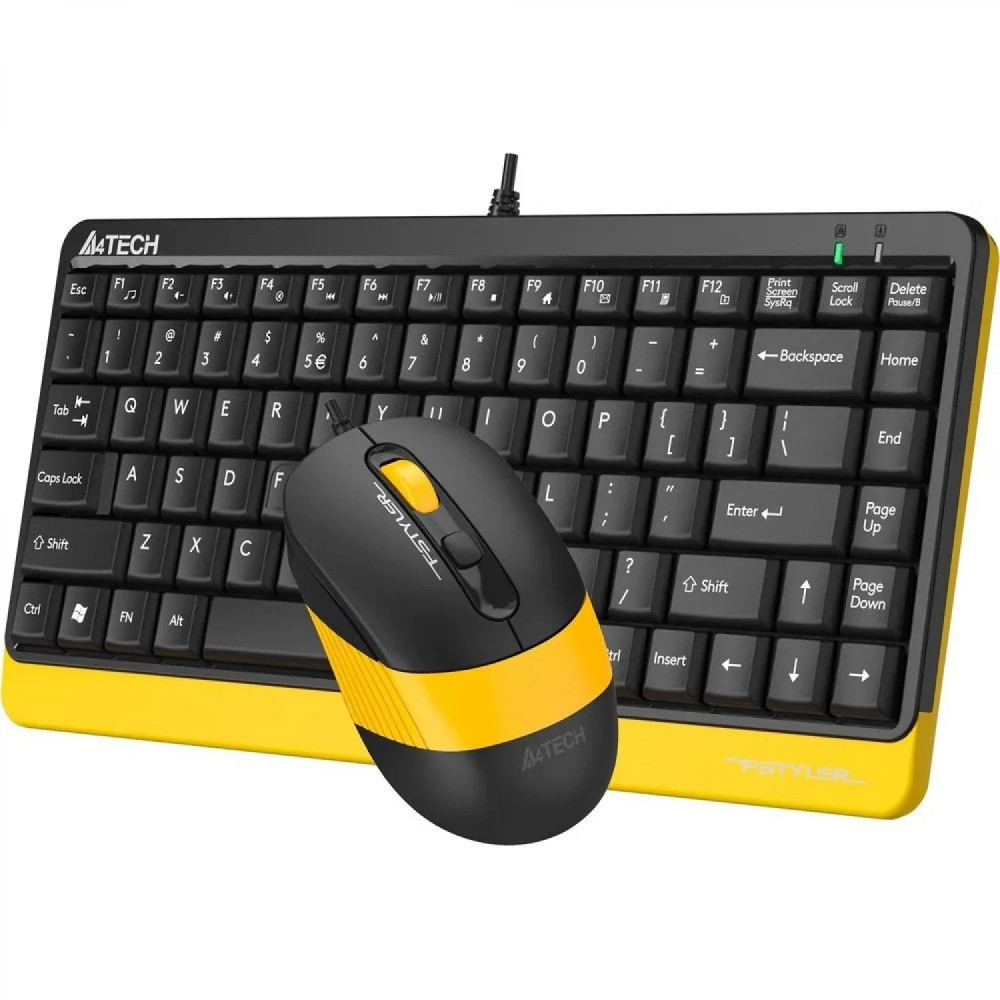 Клавиатура + мышь A4Tech A4TECH FSTYLER F1110 F1110 BUMBLEBEE - миниатюра 4