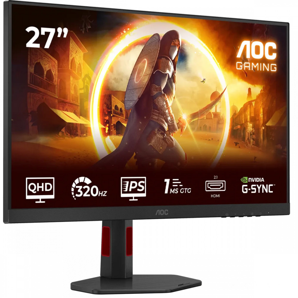 Монитор AOC Q27G4SRU/01 27 ", IPS, Quad HD 2560x1440 (16:9), 320 Гц - миниатюра 2