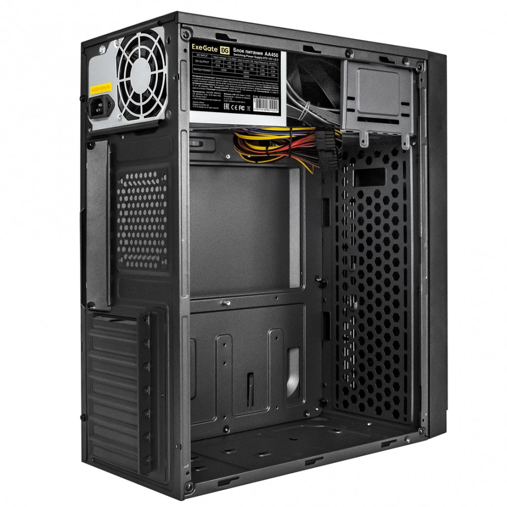 Корпус ExeGate AA-442U2-AA450 EX290189RUS Mid-Tower - миниатюра 2