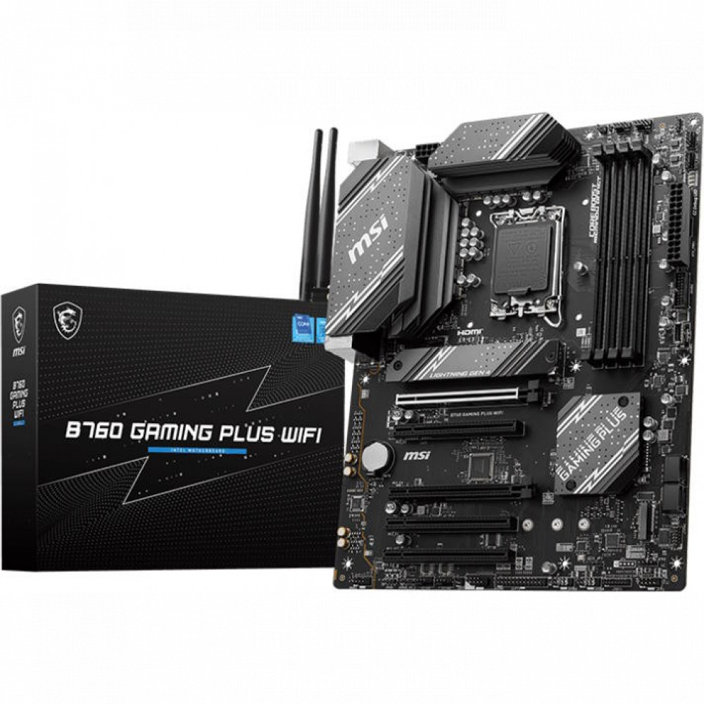 Материнская плата MSI B760 GAMING PLUS WIFI ATX, LGA 1700 - миниатюра 5