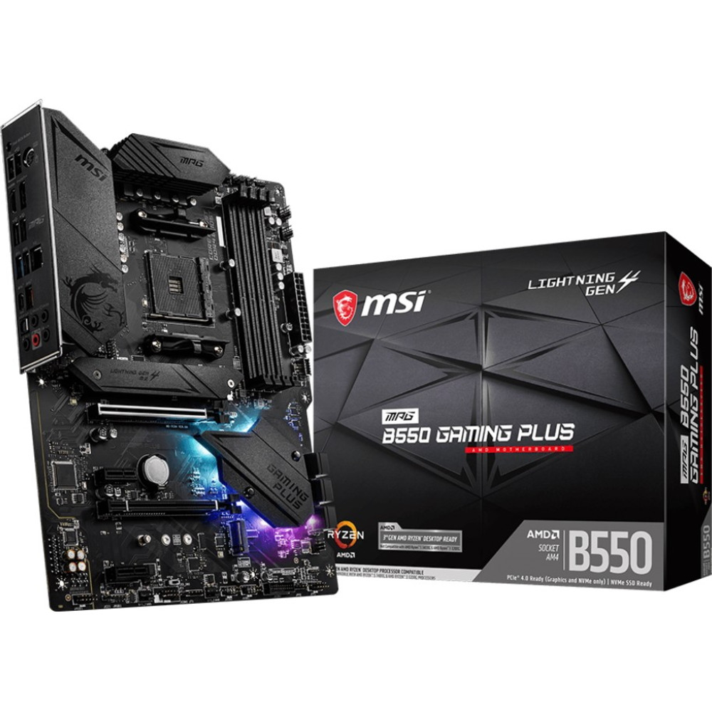 Материнская плата MSI MPG B550 GAMING PLUS ATX, AMD AM4 - миниатюра 5