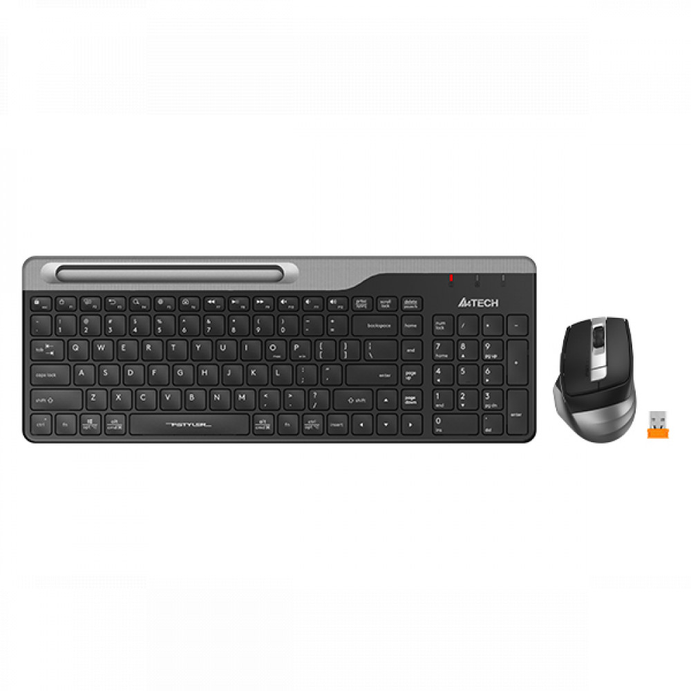 Клавиатура + мышь A4Tech FB2535C-Smoky Grey - миниатюра 2