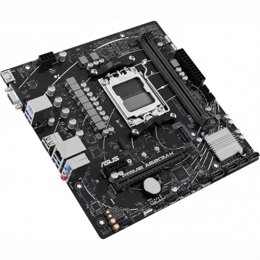 Материнская плата Asus PRIME A620M-K Micro-ATX, AMD AM5 - миниатюра 4