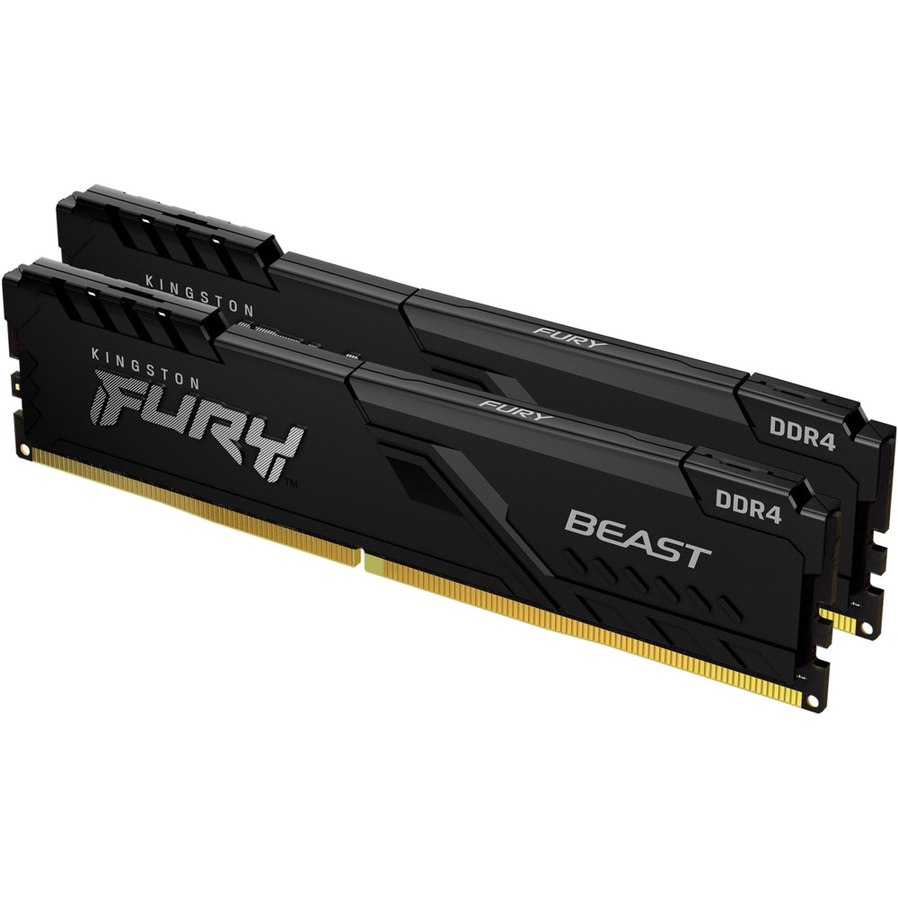 ОЗУ Kingston Fury Beast KF436C17BBK2/16 DIMM, DDR4, 16 Гб (2 х 8 Гб), 3600 МГц — фото товара