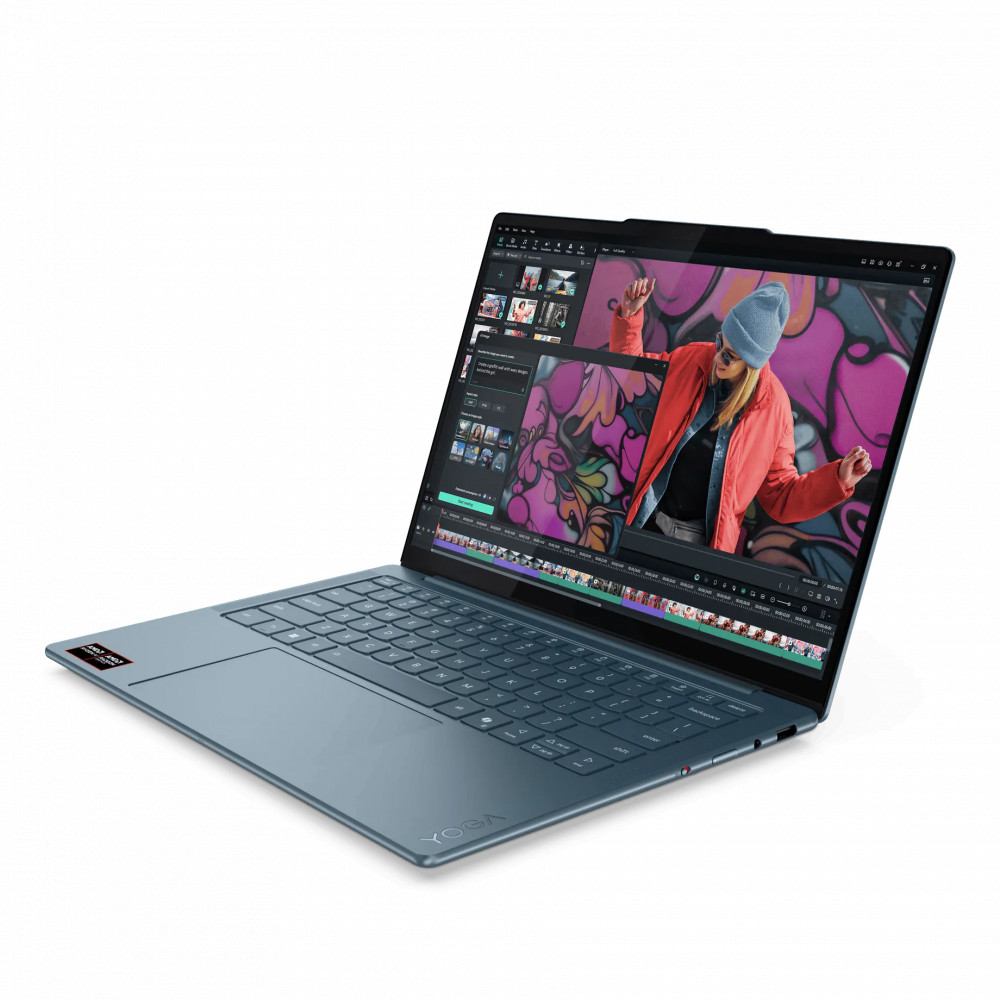 Ноутбук Lenovo Yoga Slim 7 14AKP10 83JY0009RK 14 ", WQXGA+ 2880x1800 (16:10), AMD, Ryzen AI 5, 16 Гб, 1 ТБ, Radeon 840M Graphics, Windows 11 Home - миниатюра 2