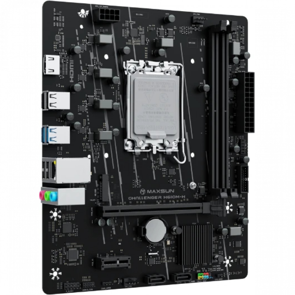 Материнская плата Maxsun Challenger H610M-H V1 MS-Challenger H610M-H V1 Micro-ATX, LGA 1700 - миниатюра 3