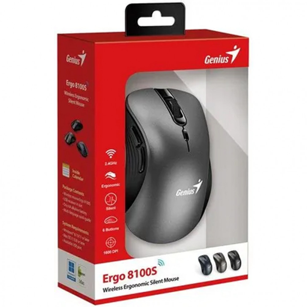 Мышь EnGenius Ergo 8100S Бюджетные, Беспроводная - миниатюра 3