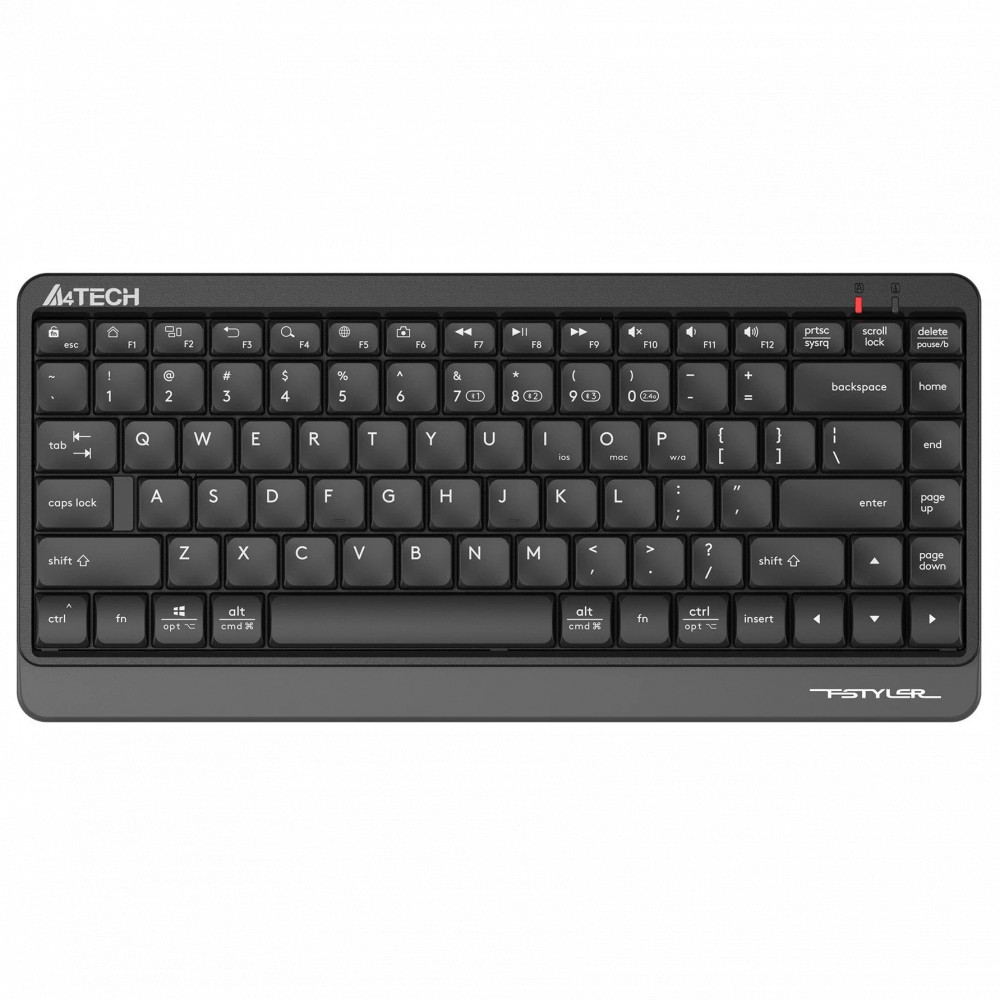 Клавиатура A4Tech Fstyler FBK11 черный/серый FBK11 GREY Беспроводная, Bluetooth — фото товара