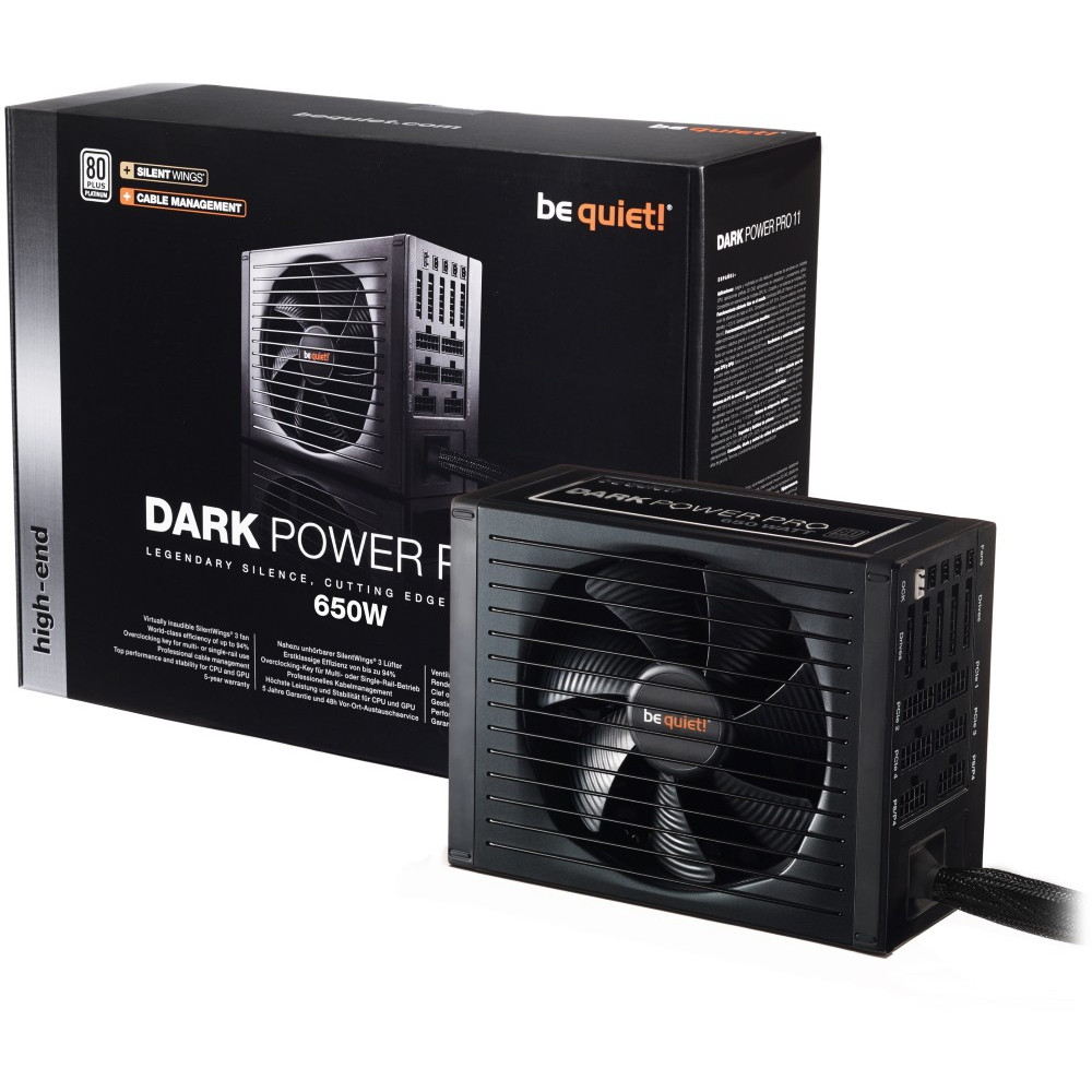 Блок питания be quiet! Dark Power Pro 11 BN250 550 Вт - миниатюра 4