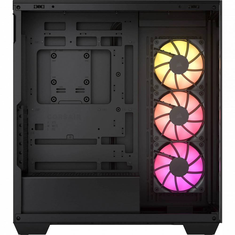 Корпус Corsair iCUE Link 3500X RGB Black CC-9011280-WW Mid-Tower - миниатюра 2