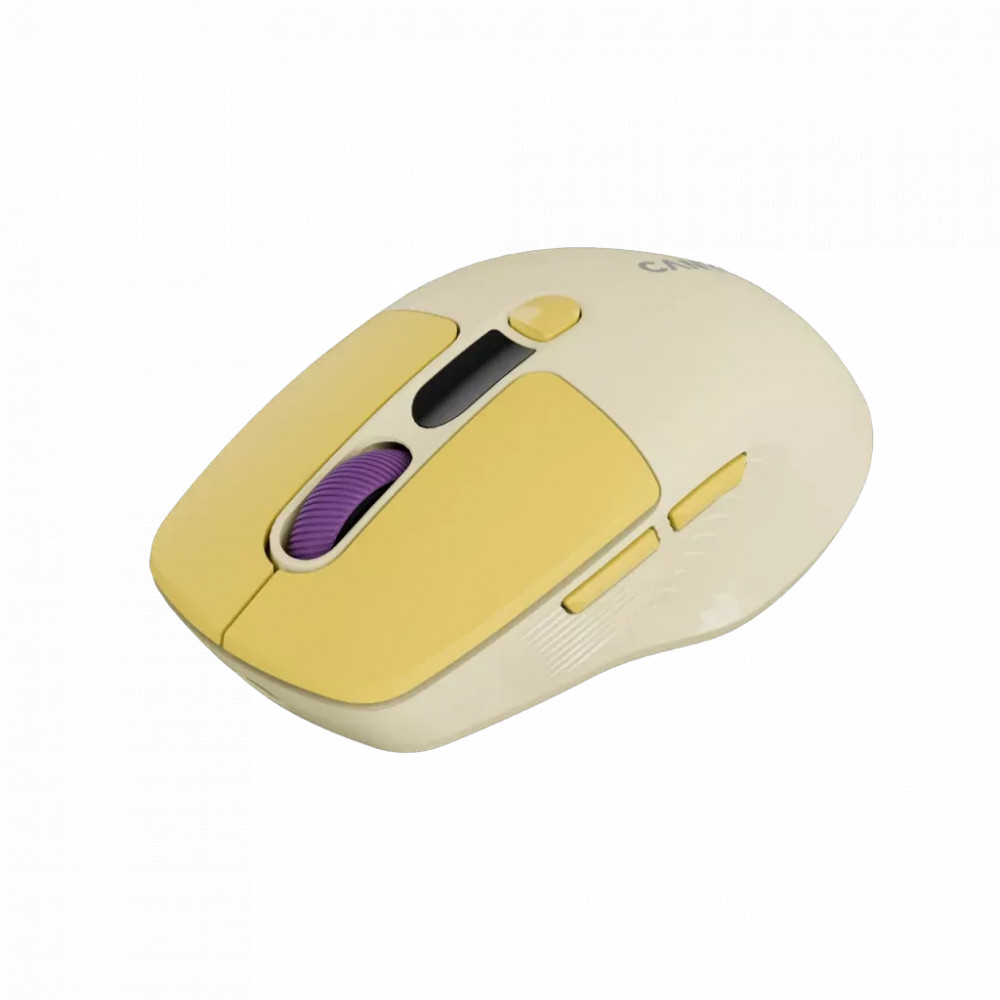 Мышь Canyon MW-26 LCD Silent Dual Mode Wireless Yellow CNS-CMSW26Y Бюджетные, Беспроводная - миниатюра 2
