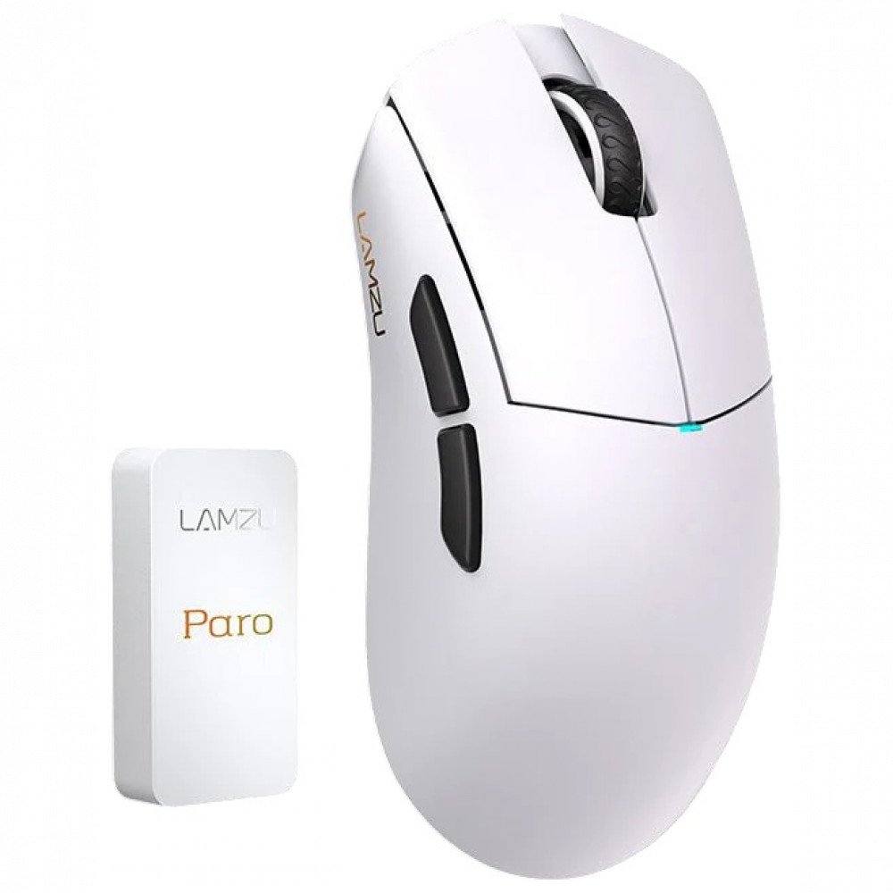 Мышь LAMZU Paro Aurora White 6975637430244 Игровые, Беспроводная — фото товара