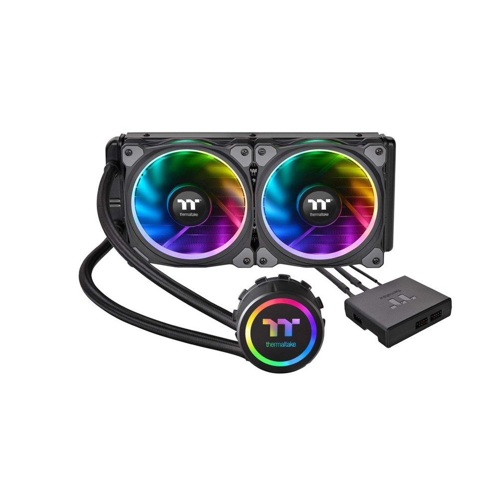Система охлаждения Thermaltake Floe Riing RGB 240 TT Premium Edition CL-W157-PL12SW-A — фото товара