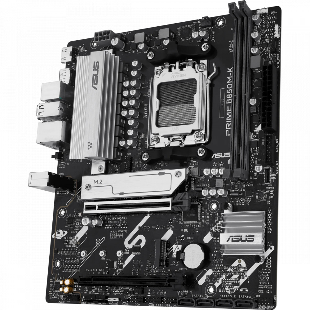 Материнская плата Asus PRIME B850M-K Micro-ATX, AMD AM5 - миниатюра 3
