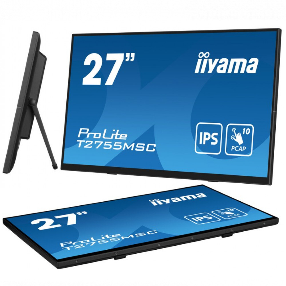 Монитор IIYAMA T2755MSC-B1 27 ", IPS, Full HD 1920x1080 (16:9), 60 Гц - миниатюра 8