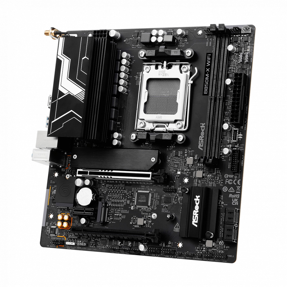 Материнская плата ASRock B850M-X WIFI R2.0 Micro-ATX, AMD AM5 - миниатюра 3