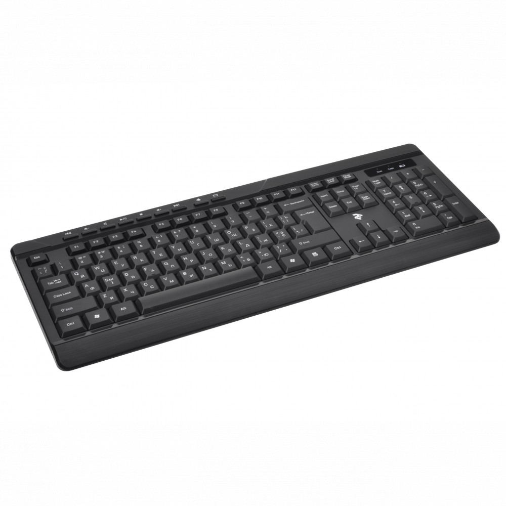 Клавиатура + мышь 2E MK410 WL BLACK 2E-MK410MWB - миниатюра 2