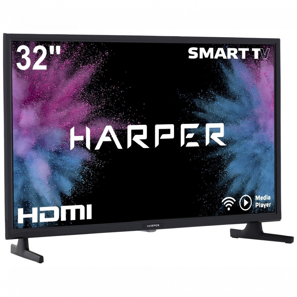Телевизор Harper 32R820TS 32 ", Smart TV, Черный - миниатюра 2