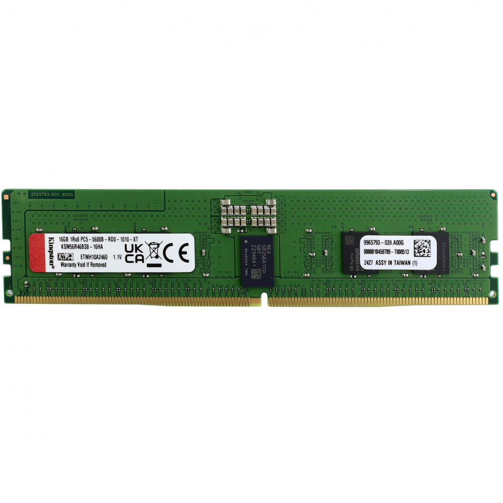 ОЗУ Kingston KSM56R46BS8-16HA DIMM, DDR5, 16 Гб, 5600 МГц — фото товара