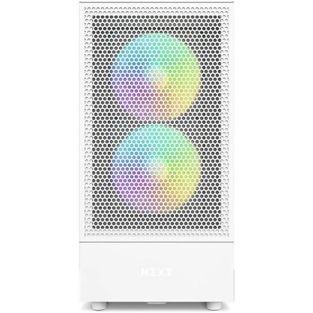 Корпус NZXT H5 Flow RGB White CC-H51FW-R1 Mid-Tower - миниатюра 2