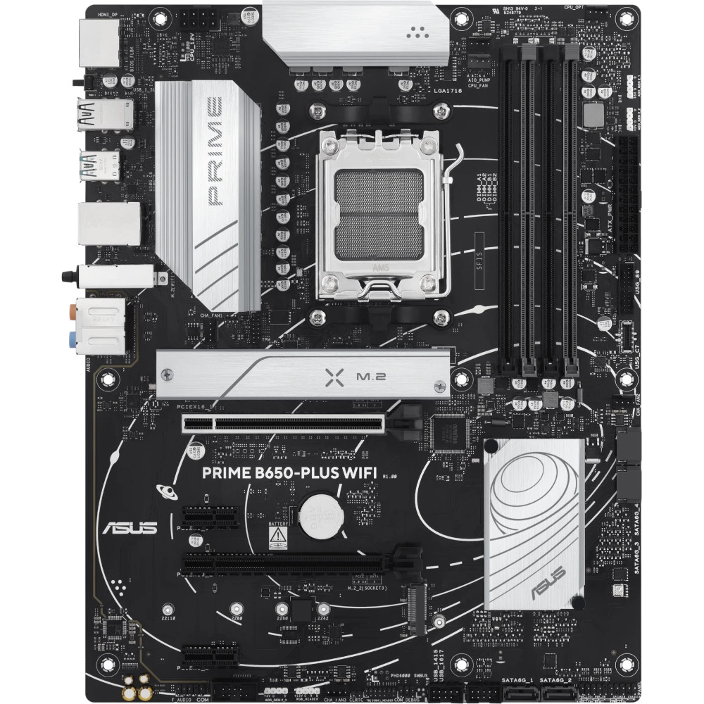 Материнская плата Asus PRIME B650-PLUS WIFI ATX, AMD AM5 — фото товара