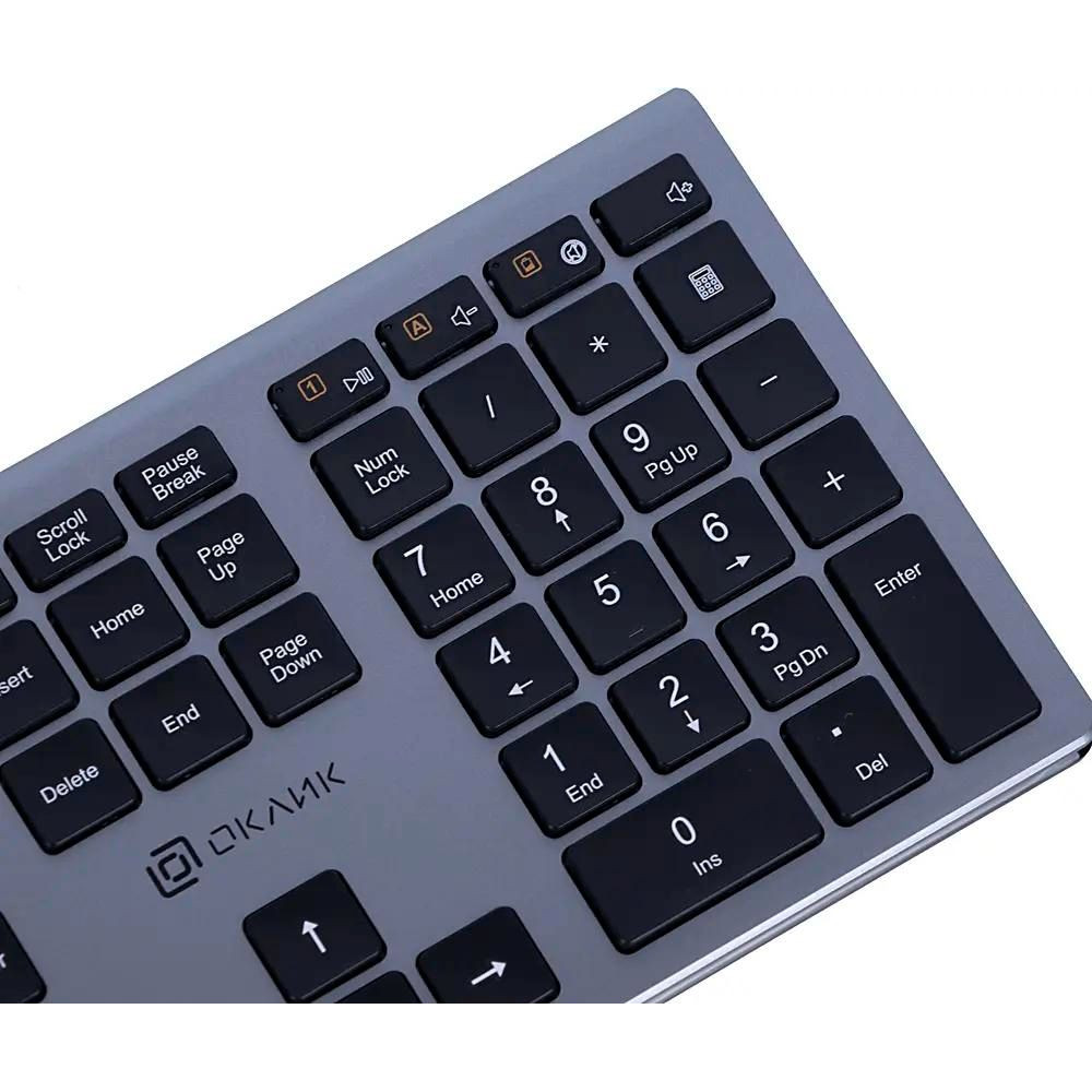 Клавиатура Oklick 890S 1784239 Беспроводная, USB - миниатюра 3