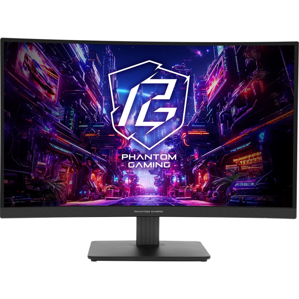 Монитор ASRock Phantom Gaming PG27QRT1B 27 ", VA, Quad HD 2560x1440 (16:9), 180 Гц — фото товара