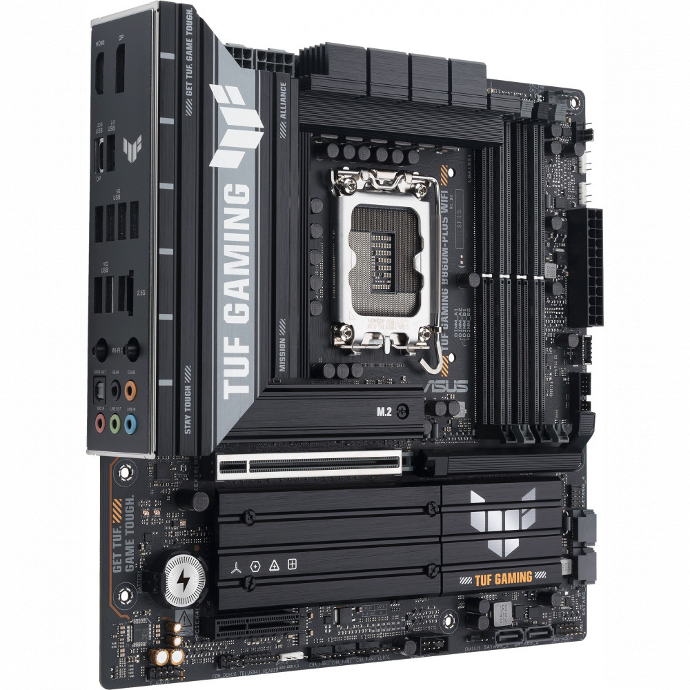Материнская плата Asus TUF GAMING B860M-PLUS WIFI 90MB1JV0-M0EAY0 Micro-ATX, LGA 1851 - миниатюра 2