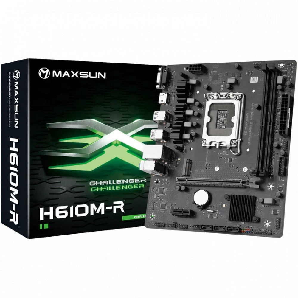 Материнская плата Maxsun Challenger H610M-R MS-Challenger H610M-R Micro-ATX, LGA 1700 - миниатюра 5