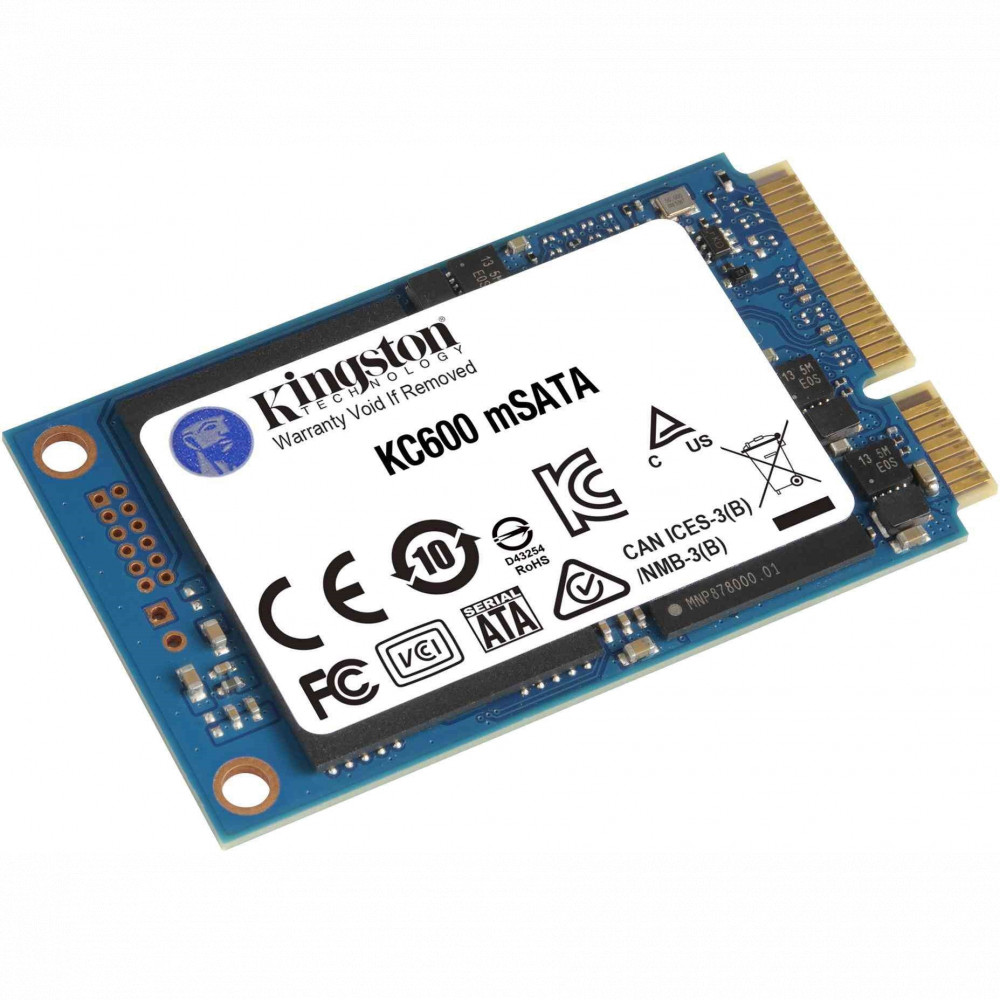 Жесткий диск Kingston KC600 SKC600MS/1024G SSD (твердотельные), 1 ТБ, mSATA, SATA — фото товара