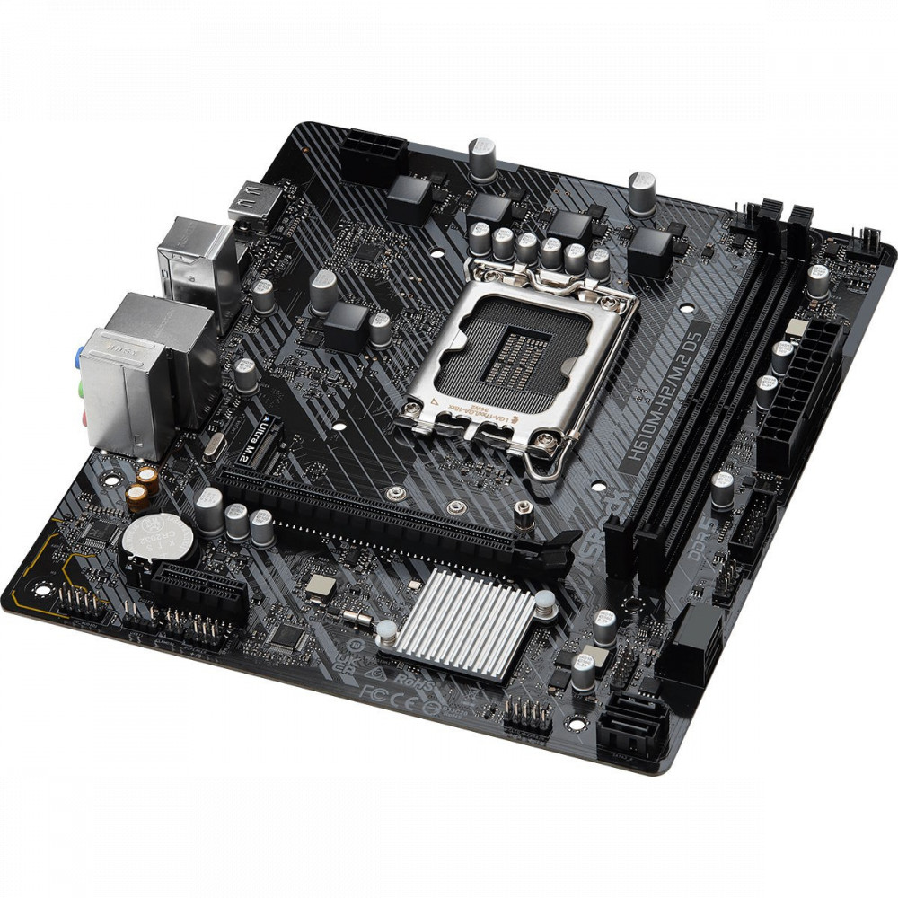 Материнская плата ASRock H610M-H2/M.2 D5 Micro-ATX, LGA 1700 - миниатюра 3