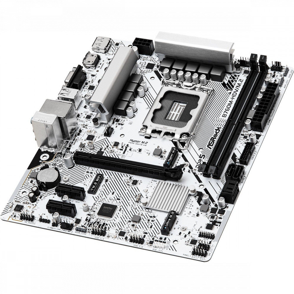 Материнская плата ASRock B760M-HDV/M.2 Micro-ATX, LGA 1700 - миниатюра 3