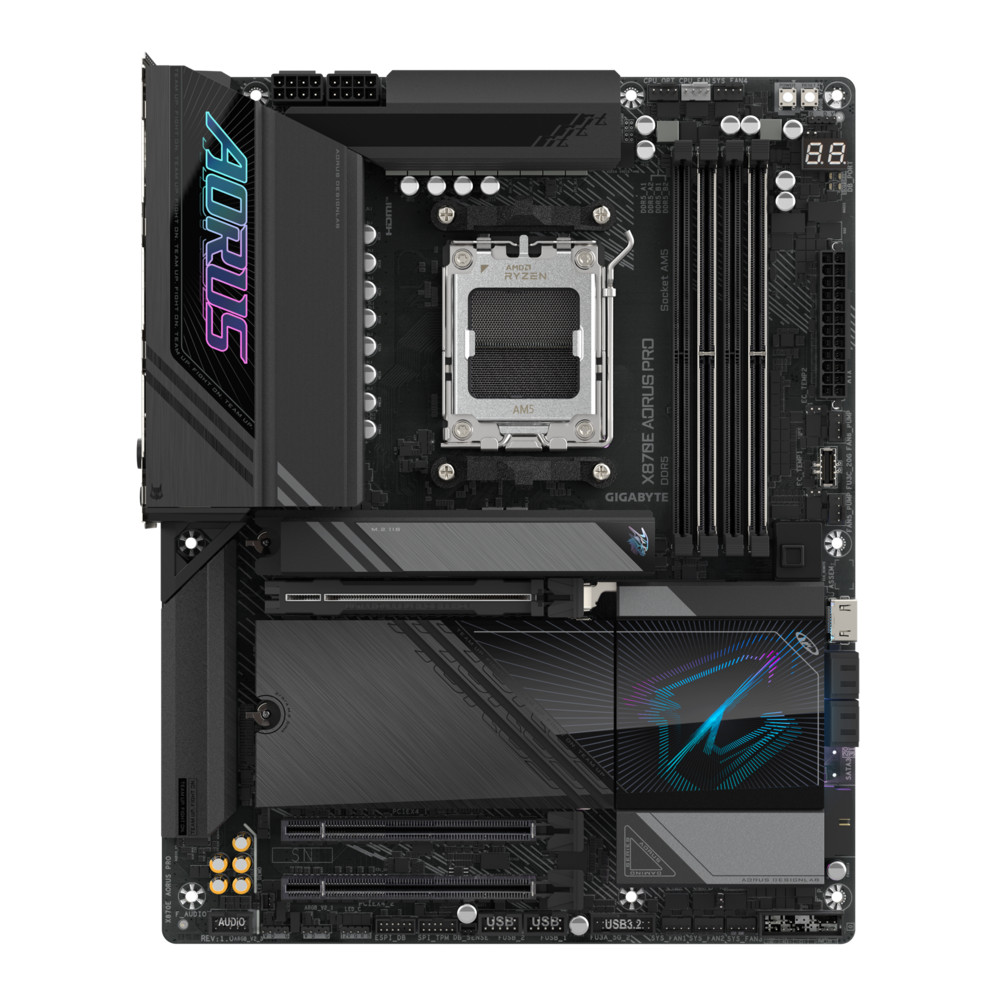 Материнская плата Gigabyte X870E A PRO X 1.0 ATX, AMD AM5 - миниатюра 2
